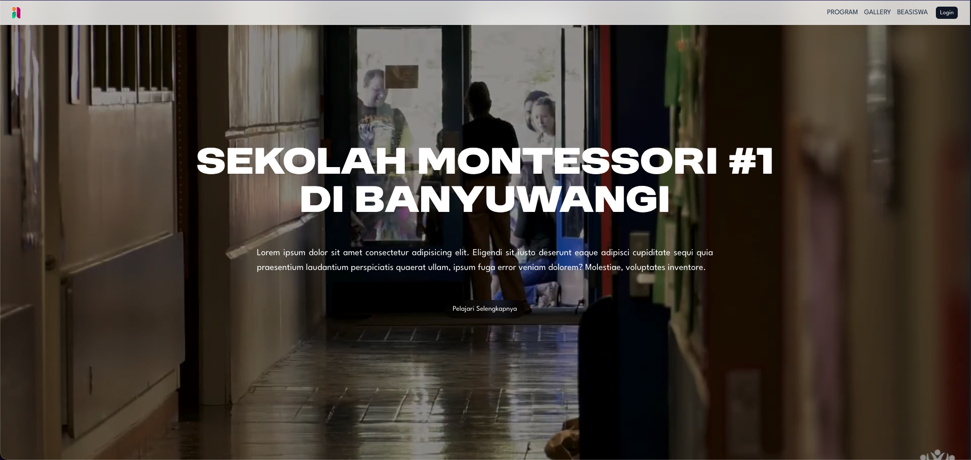 Website Sekolah dan LMS Amanah Edu Centre (WIP)